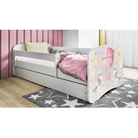 raumhirsch furniture Kinderbett Ballon 80 x 180 cm Holzwerkstoff weiß