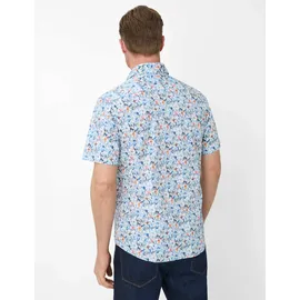 Brax Kurzarmhemd mit Floralmuster Mehrfarbig L