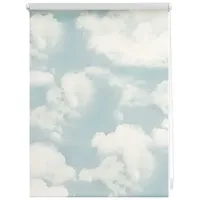 Lichtblick Rollo Klemmfix ohne Bohren, blickdicht, Wolken blau