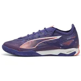 Puma Unisex Ultra 5 PRO Court Soccer Shoe, Lapis Lazuli White-Sunset Glow, 39 EU