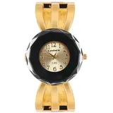 Spangenuhr Damen – Exklusive Damenuhr in Gold | Damen Uhren | Damen Armbanduhr | Damenarmbanduhr | Damenuhr Gold | Uhr Damen Gold | Goldene Uhr Damen | Uhr Gold Damen | Damen Uhr Gold (Gold-Gold)