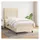 vidaXL Boxspringbett 90 x 190 cm Creme