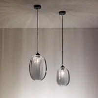 Fabas Luce Infinity Pendelleuchte Rauchfarben Ø 25cm