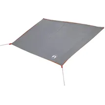vidaXL Kuppelzelt Wasserfeste Plane Grau/Orange