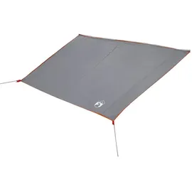 vidaXL Kuppelzelt Wasserfeste Plane Grau/Orange