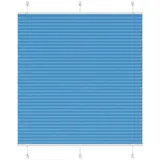 vidaXL Plissee Blau 120x100 cm Stoffbreite 119,4 cm Polyester