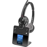 Plantronics Poly DECT Headset Savi 8420 Office binaural, Schwarz