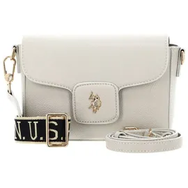 U.S. Polo Assn. New Mansion Umhängetasche Synthetik Beige/Weiß