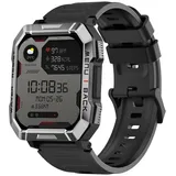Blackview Blackview, W60 2.01" Zoll 900 mAh LED-Taschenlampe Campass Outdoor-Smartwatch Schwarz