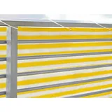 Floracord Balkonsichtschutz 500 x 90 cm gelb/weiß