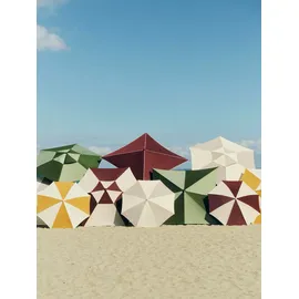 HAY Terrazza 240 x 240 cm Off-White/Burgundy