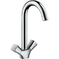hansgrohe Logis Küchen Armatur 71280000 chrom, schwenkbarer Auslauf