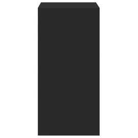 vidaXL Bartisch 51 x 50 x 103,5 cm Schwarz