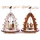Brubaker 2er Set Weihnachtspyramide Tannenbaum - 2 Motive: Engel/Christi Geburt mit Maria, Josef und Jesuskind - Holz Tischpyramiden je 11,5 cm - handbemalte Figuren