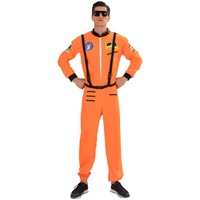EraSpooky Herren Astronaut Raumfahrer Kostüm Faschingskostüme Cosplay Halloween Party Karneval Fastnacht Kleidung für Erwachsene