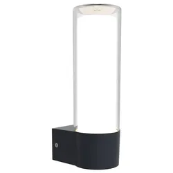 LUTEC LED Aussenwandleuchte Dropa über Smartphone bedienbar 9,5W 500lm 2700K - 6500K RGB Anthrazit