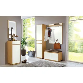 Möbel Kraft Garderobenpaneel weiß Holzwerkstoff ¦ Maße (cm): B: 83 H: 109 T: 29.0