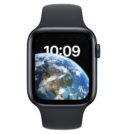 Apple Watch SE 2023 GPS + Cellular 44 mm Aluminiumgehäuse mitternacht, Sportarmband mitternacht M/L