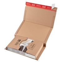 ColomPac Wickelversandverpackung, 147x126x55mm, braun