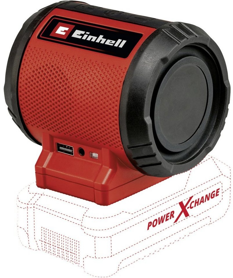 Einhell Einhell Power X-Change TC-SR 18 Li BT - Solo Bluetooth® Lautsprecher A Smart Speaker rot