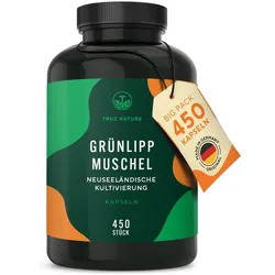 Grünlippmuschel Kapseln - Premium: Kultiviert in Neuseeland 450 St