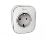 Schneider Electric Wiser Smart Plug, Smart Home Zwischenstecker, Steuerung per App, Zigbee, über Hub kompatibel mit Matter, Alexa, Google, Apple, Artikelnummer CCTFR6501