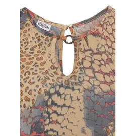 Buffalo Strandkleid Kurz Animaldruck Mehrfarbig 48