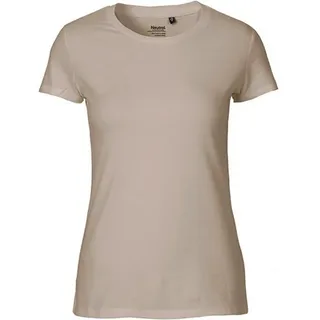 kompatible Ware Neutral Ladies Fitted T-Shirt Größe:L, Farbe:Sand - L
