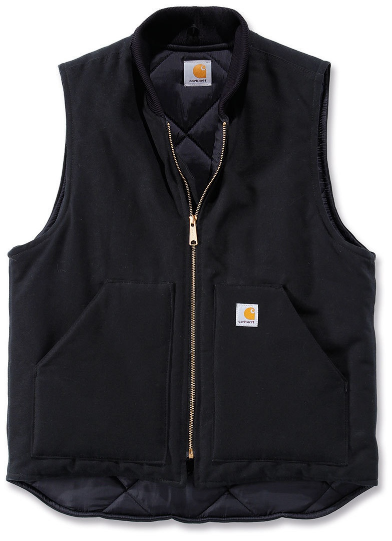 Carhartt Duck Arctic Quilt Lined Vest, zwart, S