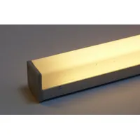 XENON LED Dekolicht 5396 LED ALU Leuchte Aufsatz weiß 6 x 50cm Fernbedienung Warm Weiß, Xenon / Warm Weiß