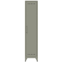 BISLEY Stahlschrank Fern Locker FERLOC3S645 lichtgrau 38,0 x 51,0 x 180,0 cm, aufgebaut