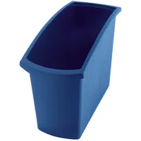 Proregal Papierkorb | 18 Liter, HxBxT 34,5x19,4x45cm | Blau,