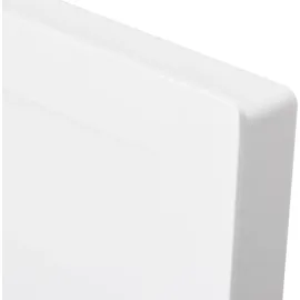 vidaXL Duschnische mit 3 Fächern Hochglanz-Weiß 41x99x9 cm