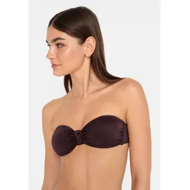 lscn by lascana Bandeau-Bikini-Top Damen Lila 42 Cup A/B