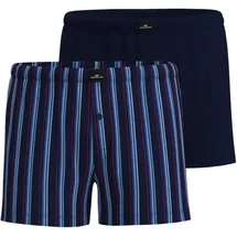 Götzburg Wildlife Boxershorts gestreift blau 6 2er Pack