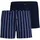 Götzburg Wildlife Boxershorts gestreift blau 6 2er Pack