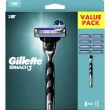 Gillette MACH3 Rasierer mit 8 Klingen Value Pack - 1.0 Stück