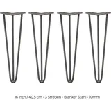 MONSTER SHOP Hairpin Tischbeine 4 x 40,5 cm