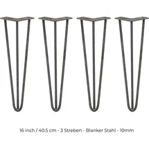 MONSTER SHOP Hairpin Tischbeine 4 x 40,5 cm