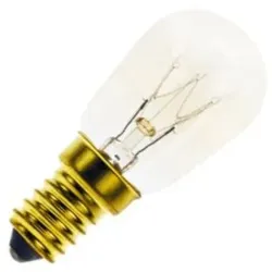 Glühbirne Röhrenlampe Kühlschrank | E14 Dimmbar | 15W 57mm