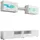 vidaXL 5-Tlg TV-Wohnwand-Set mit LED-Leuchten Hochglanz-Weiß 246027