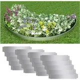vidaXL Rasenkante 100 x 20 cm 20 Stück grau