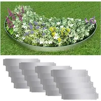 vidaXL Rasenkante 100 x 20 cm 20 Stück grau