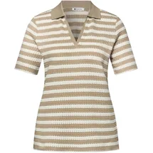 STREET ONE Strickshirt - Damen - Gr. 36 - beige