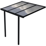 Gardendreams Terrassenüberdachung »Easy Edition«, Breite: 300 cm, Dach: Polycarbonat (PC), anthrazit - grau