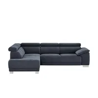 Ecksofa  Chocolo , blau , Maße (cm): B: 270 H: 76 T: 205.0