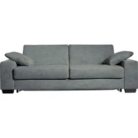 Bali Schlafsofa BALI "Norwalk, Dauerschläfer", silber (silber, beige), B:212cm H:83cm T:100cm, Sofas, Schlafsofa, in 140er und 160er Breite, 3 Varianten, auch mit Ergoflex-Lattenrost
