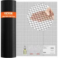 Vevor Maschendraht 910 x 15240 mm verzinkte Drahtzaun 19 Gauge-Maschendrahtzaunrolle, Vinylbeschichtetes Metalldrahtgeflecht für Hühnerstallbarrieren, Kaninchen- und Schlangenzäune, Geflügelgehege