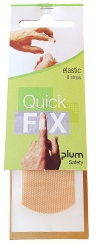 Plum QuickFix Micro Pflasterset, elastisch, Kleines und handliches Pflasterset für unterwegs mit elastischen Pflastern, 1 Packung = 8 elastische Pflaster