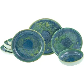 CreaTable Yuki Tafelservice 8-tlg. grün-blau
